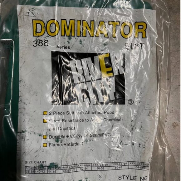 Dominator Suit Mcr Safety 3882 0.42Mm Pvc/Poly/Pvc Suit NEW PICK SIZE - Picture 5 of 16